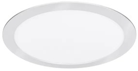 Solight WD244-S - Panou LED 2 în 1 24W/230V 3000/4000/6000K Ø 30 cm IP54 argintiu