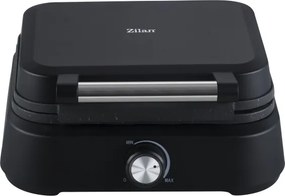 Aparat pentru vafe Zilan ZLN3959, Placi fixe din aluminiu, Termostat reglabil, Temperatura reglabila, Putere 1500W