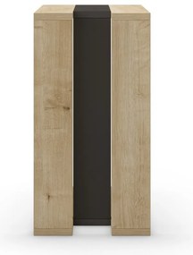 Măsuță auxiliară cu aspect de lemn de stejar 40x30 cm Macha – Marckeric