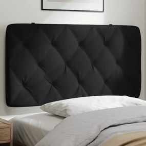 vidaXL Pernă tăblie de pat, negru, 100 cm, catifea