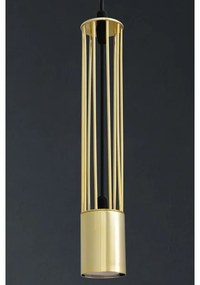 LED Lustră pe cablu BARS 3xGU10/4,8W/230V aurie