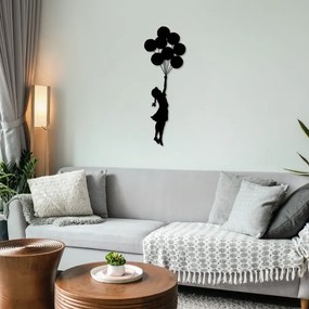 Decorațiune de perete 100x34 cm metal fată