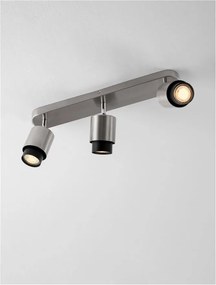 Plafoniera cu 3 spoturi Ison nickel
