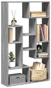 858161 vidaXL Bibliotecă, gri sonoma, 72x20x120 cm, lemn prelucrat