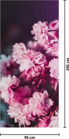 Fototapet pentru ușă - Flori de copac (95x205cm)