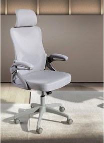 Scaun de birou pivotant design LUX Grey