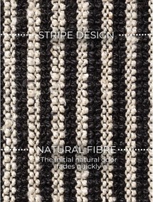 Covor negru țesut manual din iută 160x230 cm Harvest Ebony – Elle Decoration