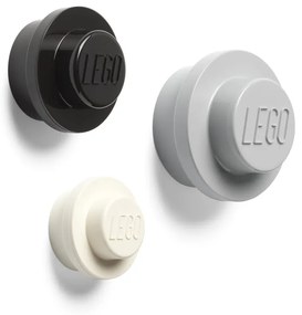 Set 3 cuiere pentru perete LEGO® Black And White