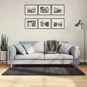 vidaXL Covor pufos &quot;PAMPLONA&quot; cu fire înalte antracit modern 80x150 cm