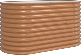 vidaXL Pat ridicat Maro 160 x 80 x 81 cm Oțel