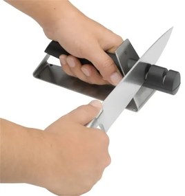 WMF - Ascuțitor pentru cuțite GOURMET, 42,5 cm, negru/inox