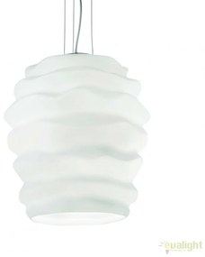 Lustra/ Pendul modern diametru 38cm, KARMA SP1 BIG BIANCO 132365