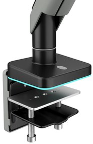 Suport monitor 49", gri/negru LED RGB X-ARM