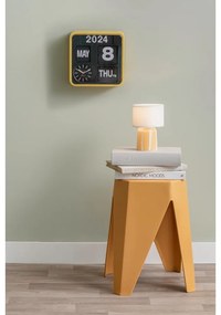 Scaun galben muștar din plastic Cherish – Leitmotiv