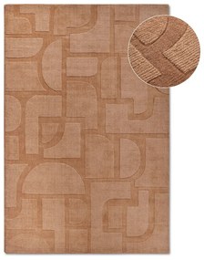 Covor maro țesut manual din lână 120x170 cm Alexis – Villeroy&amp;Boch