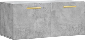 vidaXL Dulap de perete, gri beton, 80x36,5x35 cm, lemn compozit