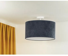 Lustră aplicată Duolla CORDUROY 1xE27/15W/230V d. 40 cm albastru închis