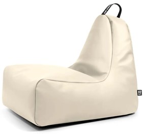 Fotoliu bean bag bej cu tapițerie din imitație de piele Chill L – So Soft?