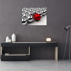 Tablou pe sticlă cu bile lucioase (70x50 cm)