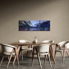 Tablou - Yosemite, USA (cu ceas) (90x30 cm)