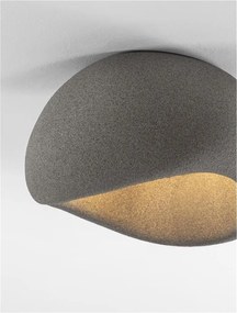 Plafoniera design modern, Stone Gray, AERE, L 50cm