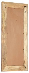 Oglinda sculptata manual, 110x50x11 cm, lemn masiv de mango 1, 110 x 50 x 11 cm