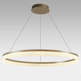 Lustra LED XXL circulara suspendata Ara 100cm, Gold