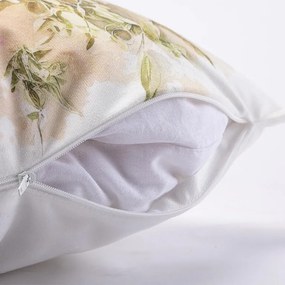 Set de 2 fețe pernuțe IEPURAȘI ÎN IARBĂ 40 x 40 cm