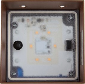 Lampă de perete de exterior maro rugină, inclusiv LED IP65 Solar - Charlene