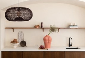 Lustra/Pendul Eco, Ratan, Arizona visiniu, S