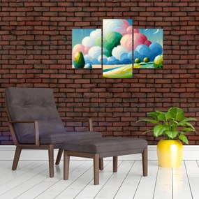 Tablou - Peisaj cu nor (90x60 cm)