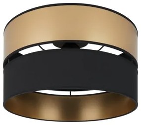 Plafonieră Brilagi ROYAL 1xE27/15W/230V d. 40 cm negru/auriu
