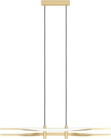 Eglo 901226 - Lustră suspendată cu cablu COLMEAL LED/21W/230V, auriu