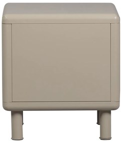 Noptieră bej din metal Rune – WOOOD