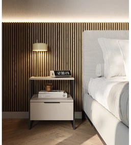 Noptieră crem Velia – Marckeric