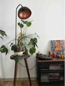 Masuta cu lampadar Decora Homs, negru,Seria lx, 40004