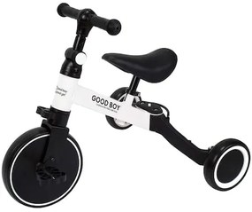 Tricicleta transformabila in bicicleta fara pedale, 2 - 5 ani, Alb, 4 in 1