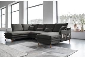 Colțar gri închis extensibil (cu colț pe partea stângă /în formă de "U") Charming Charlie – Miuform