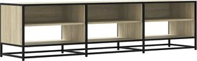 vidaXL Comodă TV, stejar sonoma, 180x40x46 cm, lemn prelucrat