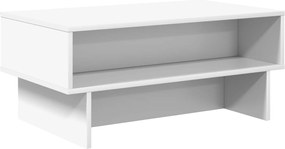 vidaXL Masă de cafea Alb 80 x 46 x 35 cm Lemn compozit