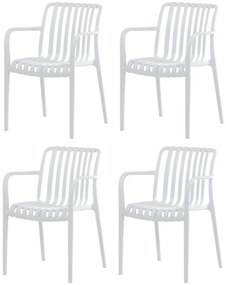 Set de scaune de sufragerie CT-X7029 WT, 4 buc