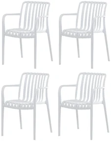 Set de scaune de sufragerie CT-X7029 WT, 4 buc