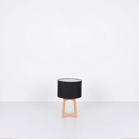 Globo 21621B - Lampă de masă MORITZ 1xE14/40W/230V negru