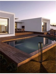 Stalp LED modern pentru iluminat exterior IP54 PAX H-50cm