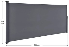 Jusky Copertina laterala Dubai 500 x 160cm - gri