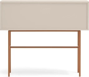 Masă consolă cărămizie-bej 35x110 cm Nube – Teulat