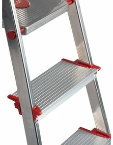 Scară din aluminiu pentru uz profesional Rolser Norma 220, 3 trepte