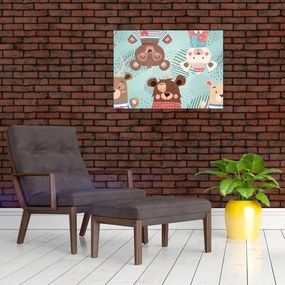 Tablou - Ursuleții veseli (70x50 cm)