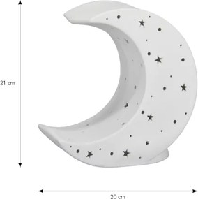 ONLI - Lampă de masă PORCELLANA 1xE14/6W/230V 21 cm lună