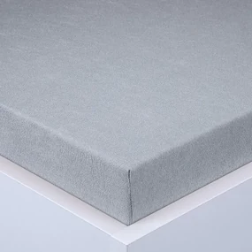 Cearşaf cu elastic frotir EXCLUSIVE gri 180 x 200 cm